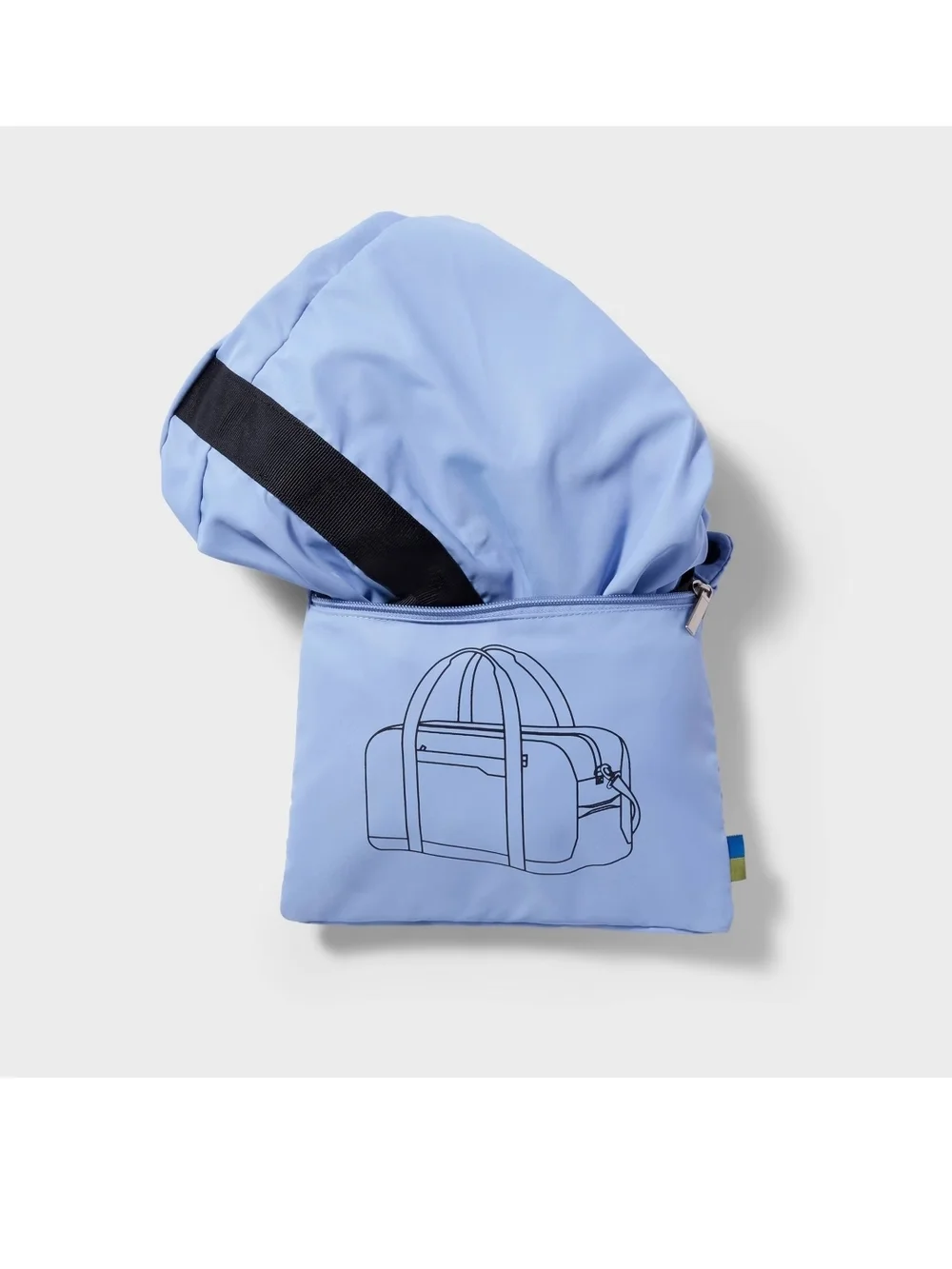 Light Blue Men's Weekend Duffel Bag